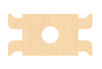 Fan Mount Front – Quarky IoT House Component