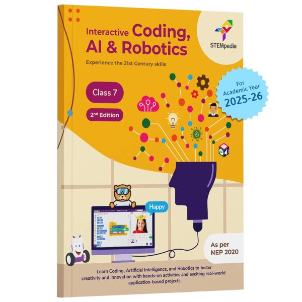 CBSE and ICSE Class 7 Coding, AI and Robotics Book
