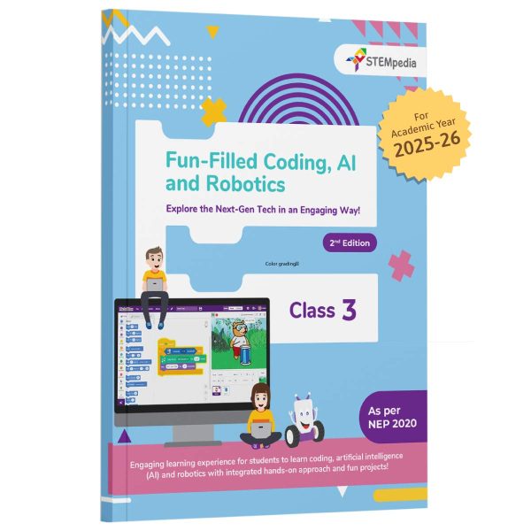 CBSE and ICSE Class 3 Coding, AI and Robotics Book