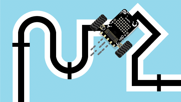 Quarky line following robot