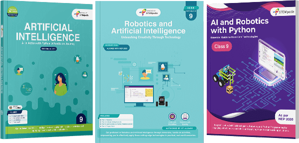 STEMpedia Coding, AI, Robotics, Computer Books for Class 9th