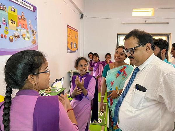 AI and Robotics Lab Inauguration under NTPC Simhadri’s CSR initiative at the MJPAPBCWR School and Jr. College, Thanam, in partnership with STEMpedia and ARTPARK