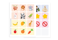 Picture Cards for unplugged activities in Wizbot Maxx Jungle Safari Kit