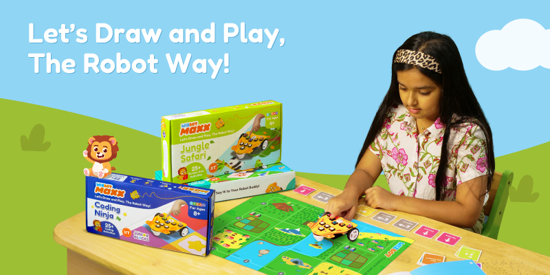 Wizbot Maxx Screen-Free robot Toy for Kids Age 4+, A perfect gift for kids