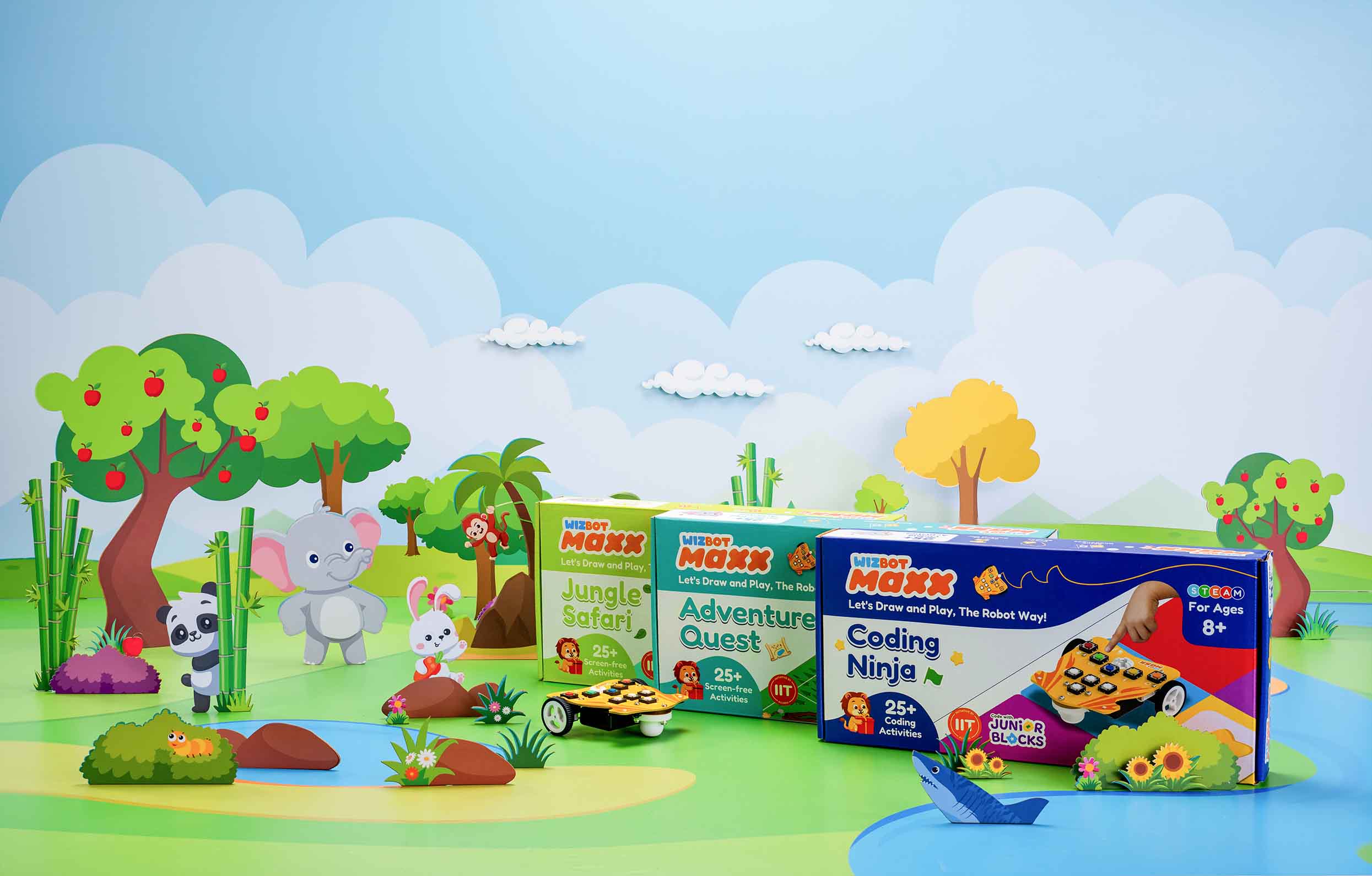 Wizbot Maxx is the Best Gifting Robot toy for Kids aged 4-10 years